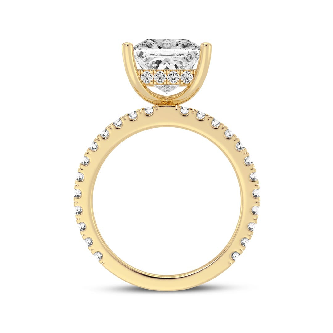 3ct Princess  Engagement Ring