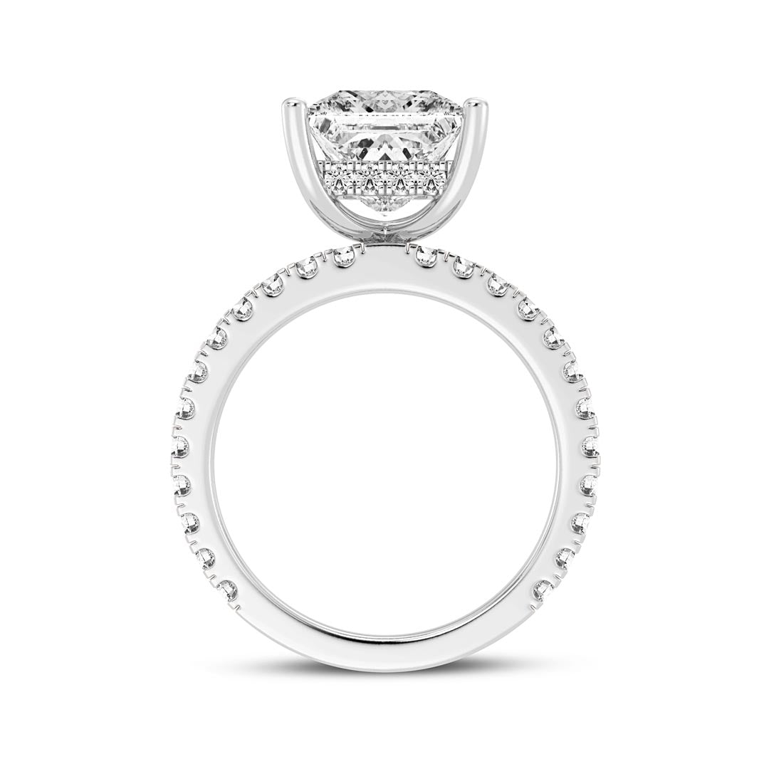 3ct Princess  Engagement Ring