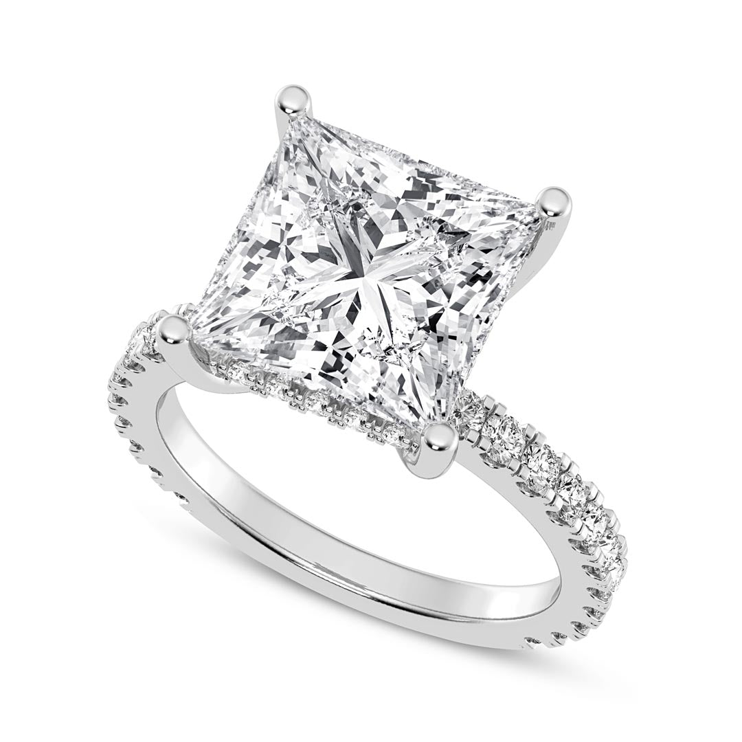 5ct Princess Engagement Ring