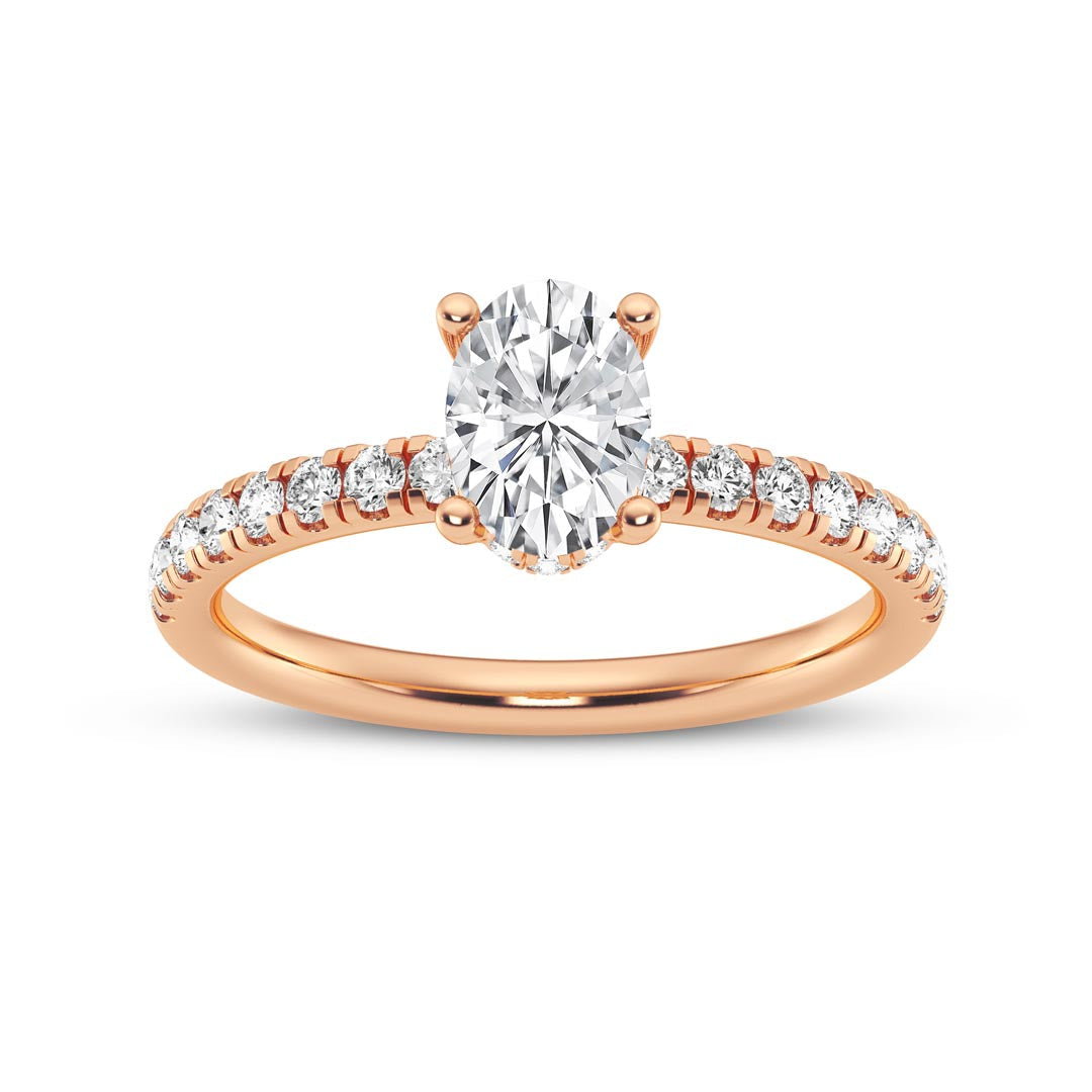 0.50ct Oval Engagement Ring