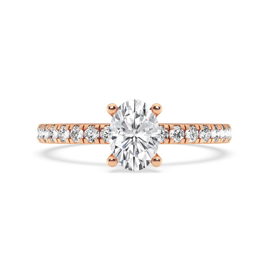 0.50ct Oval Engagement Ring