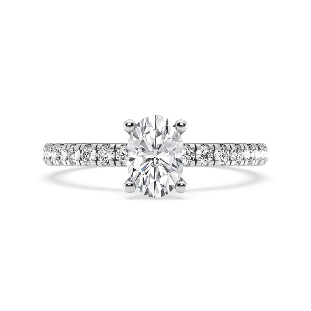 0.50ct Oval Engagement Ring