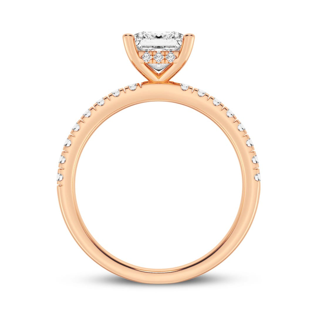 1ct Princess Engagement Ring