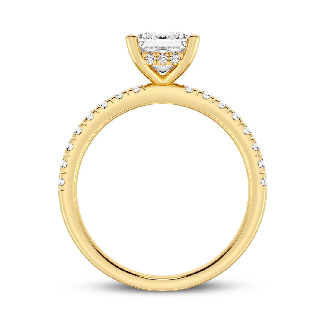 1ct Princess Engagement Ring