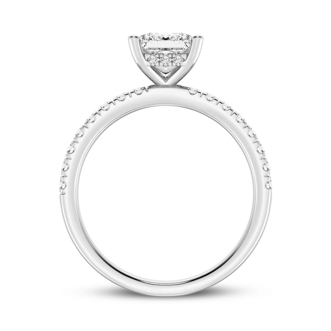 1ct Princess Engagement Ring