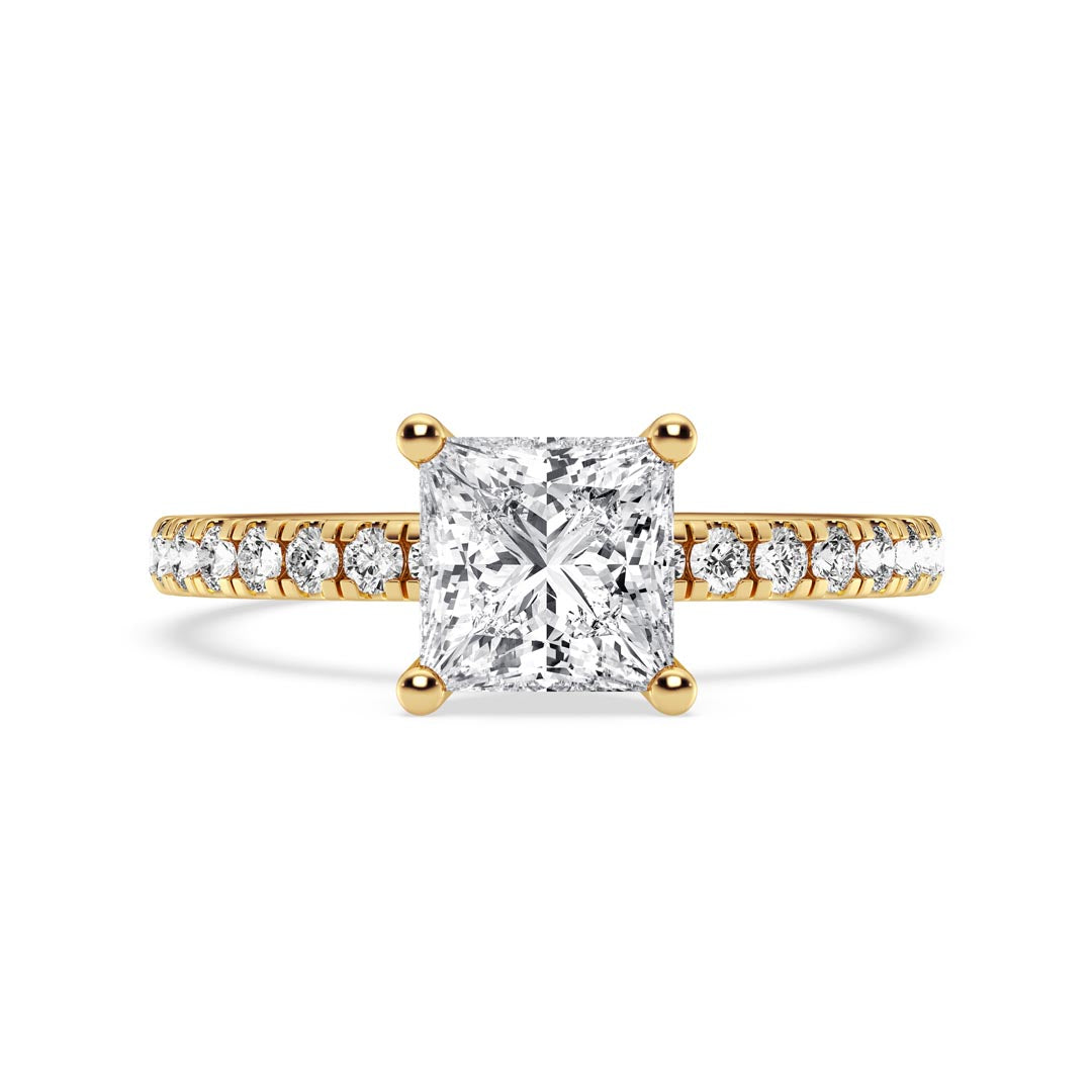 1ct Princess Engagement Ring