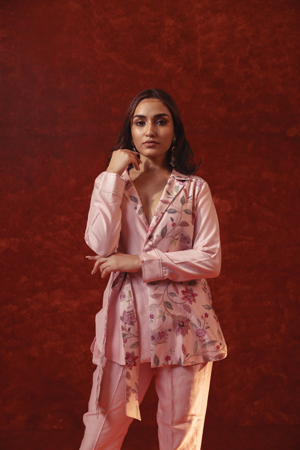 Pink Blazer Co-Ord Set