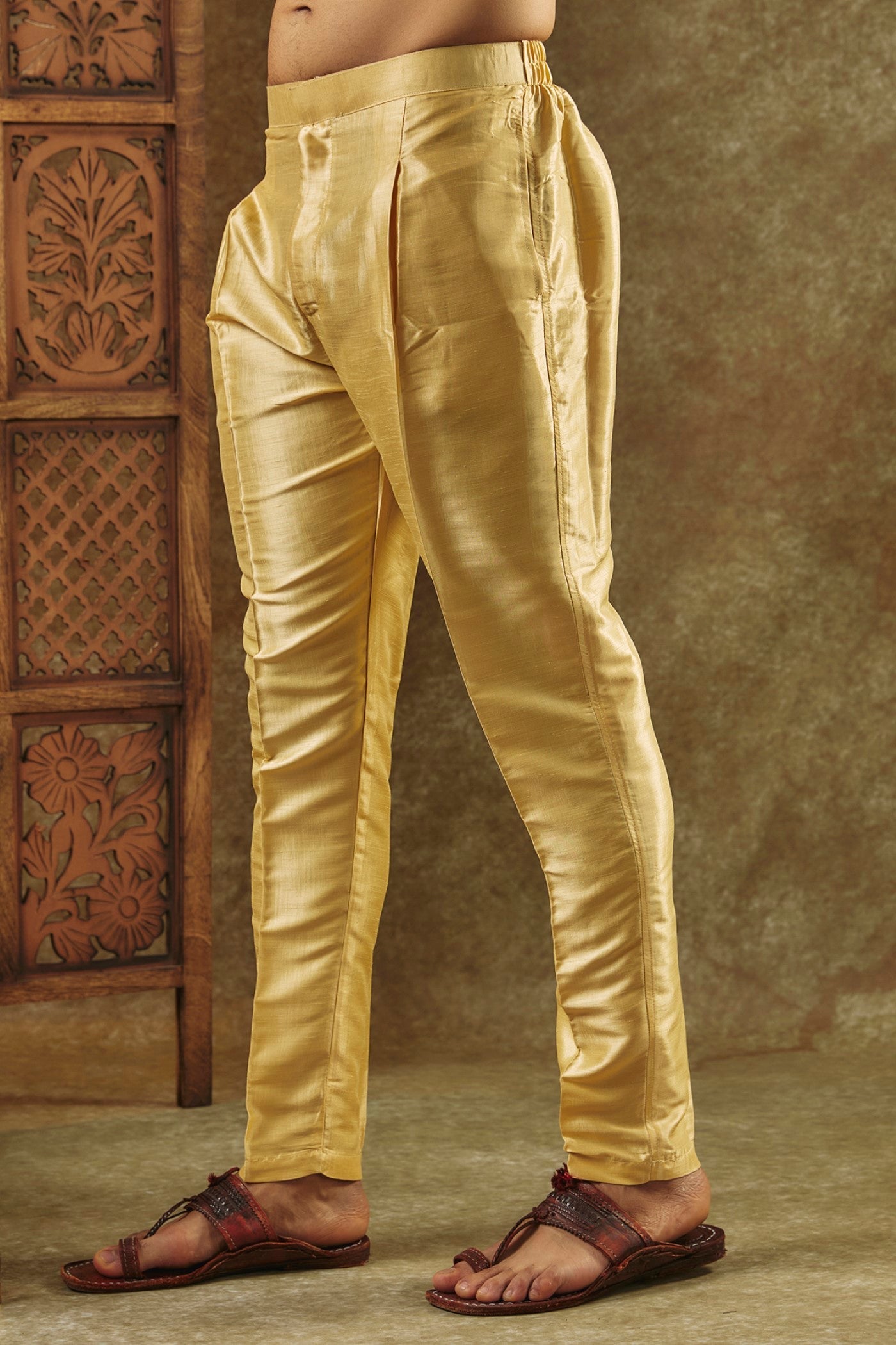 Daffodil Yellow kurta Jacket set with mirror and resham embroidery