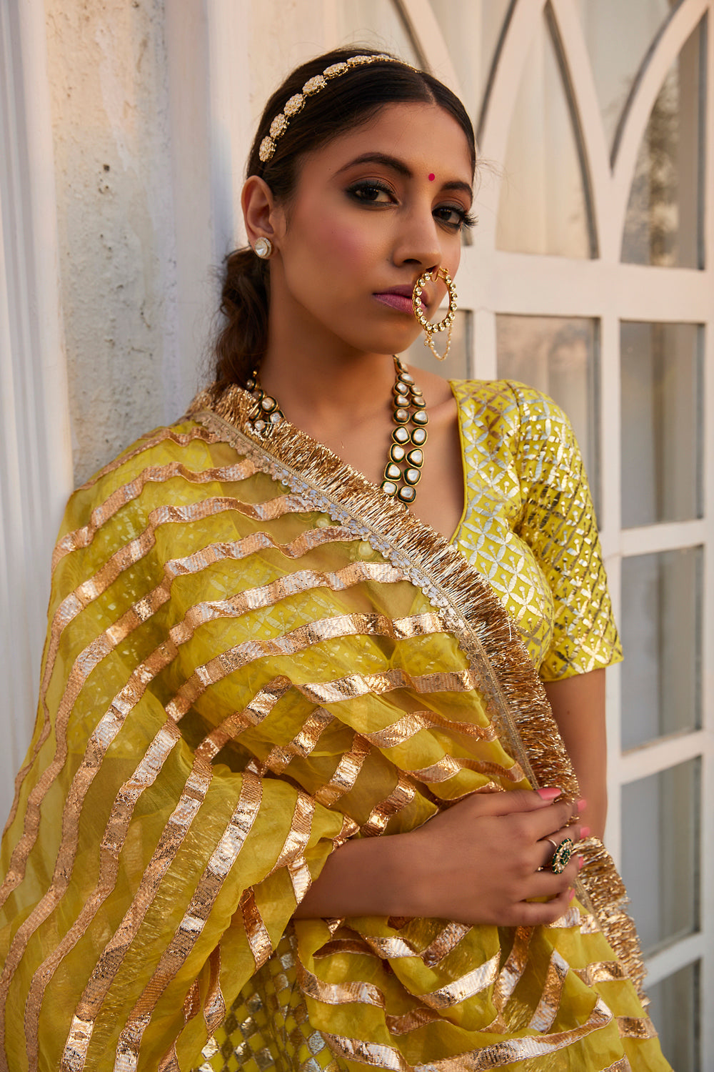 Yellow Gotta Work Lehenga