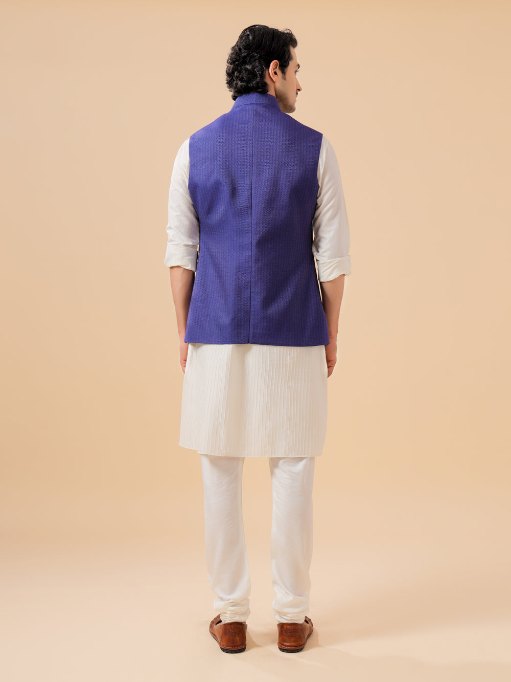 Classic Blue Waistcoat - Auraya Fashion -  - #tag1# - #tag2# - #tag3# - #tag3#