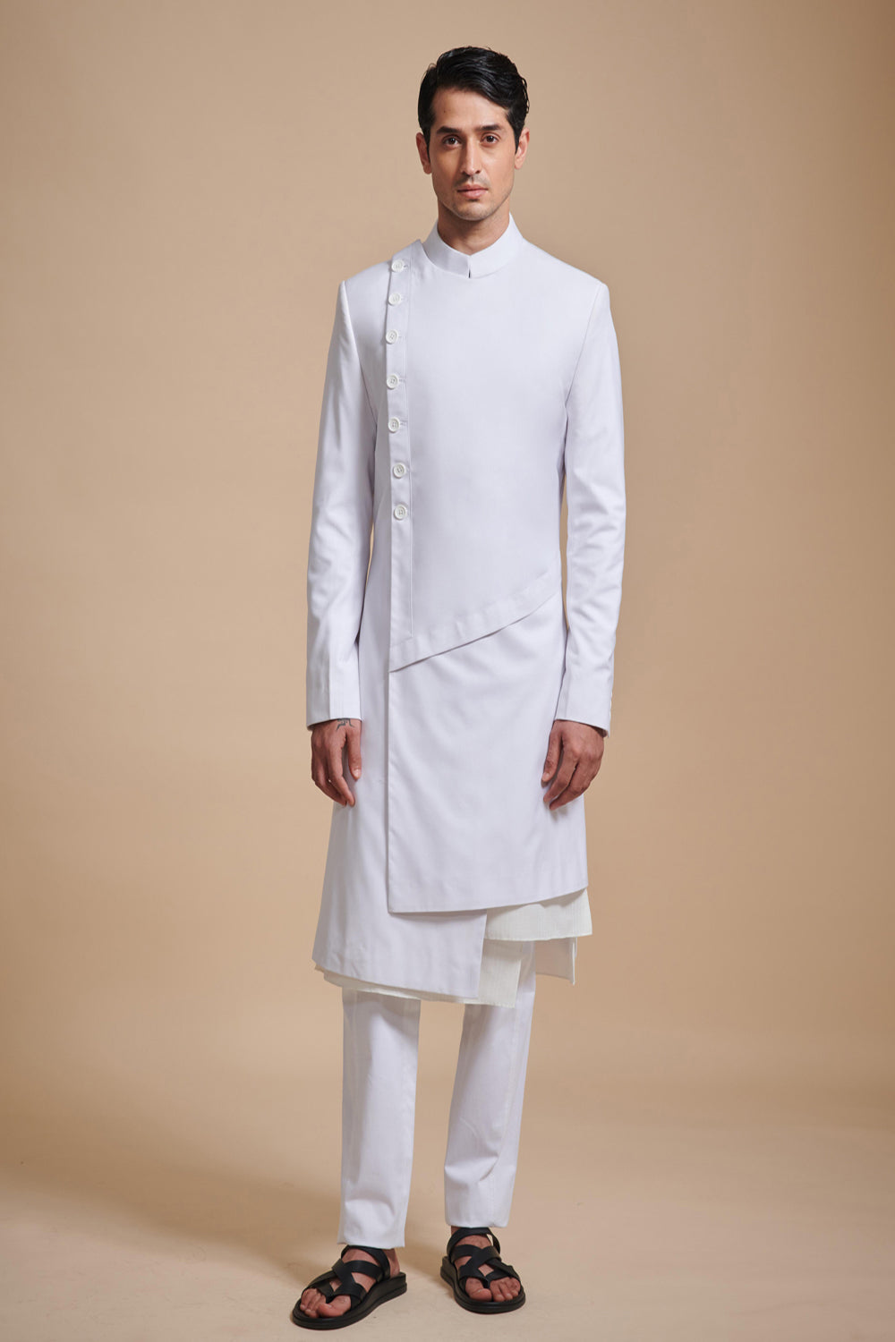 The Angular Achkan Kurta Look