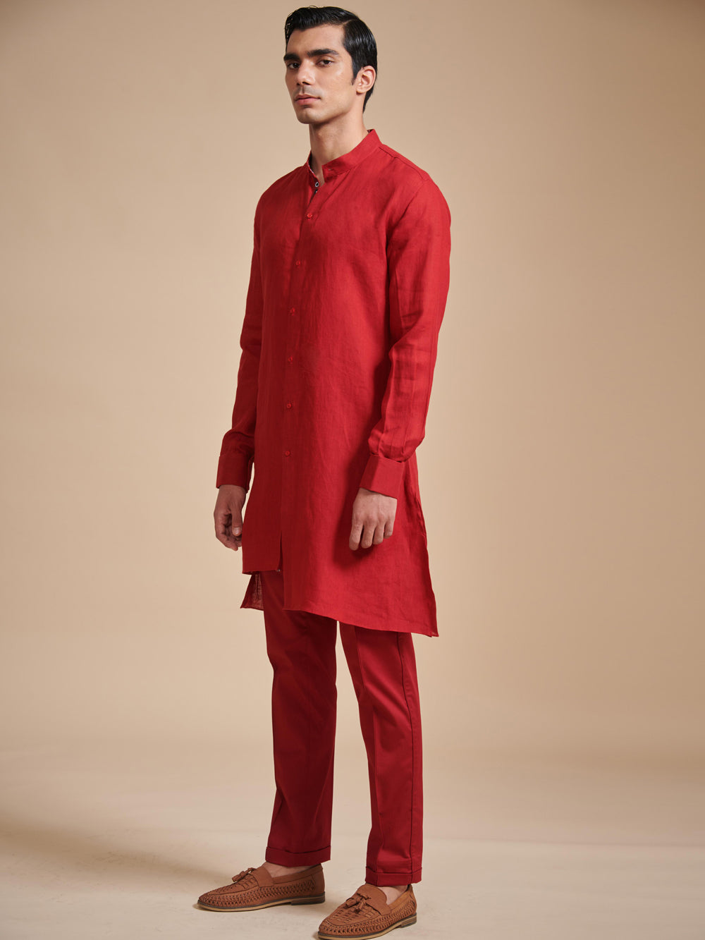 The Pintucked Yoke Short Kurta - Auraya Fashion -  - #tag1# - #tag2# - #tag3# - #tag3#