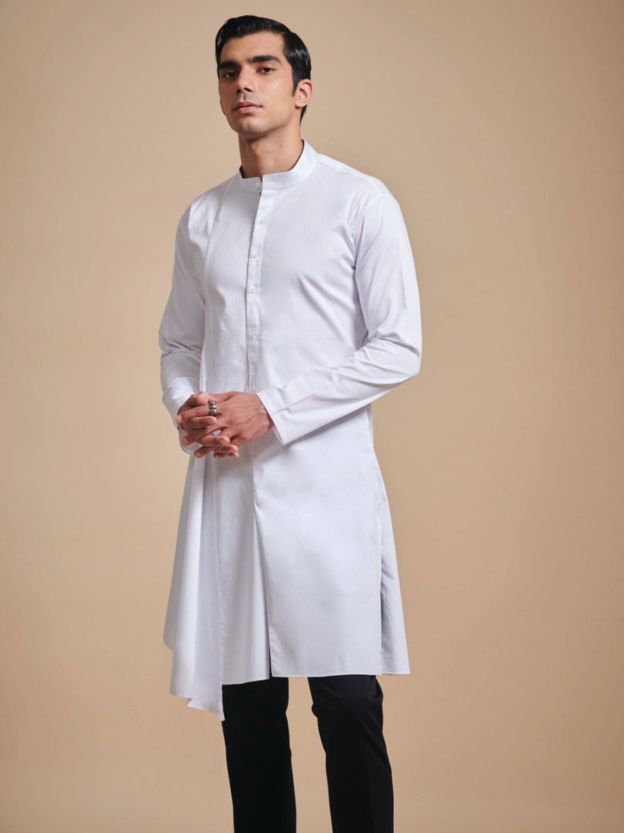 The Godet Shirt Kurta - Auraya Fashion - Raghavendra Rathore - #tag1# - #tag2# - #tag3# - #tag3#