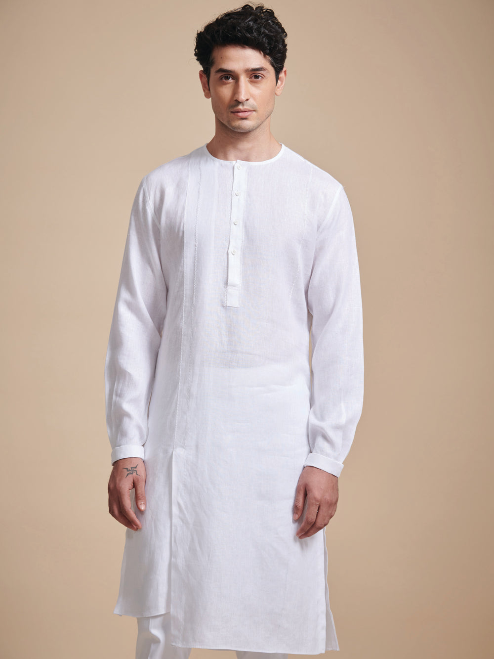 The Layered Round Neck Kurta - Auraya Fashion -  - #tag1# - #tag2# - #tag3# - #tag3#