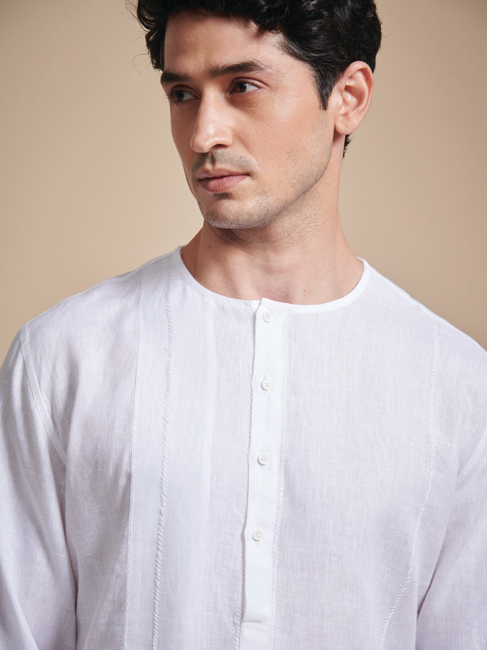 The Layered Round Neck Kurta - Auraya Fashion -  - #tag1# - #tag2# - #tag3# - #tag3#