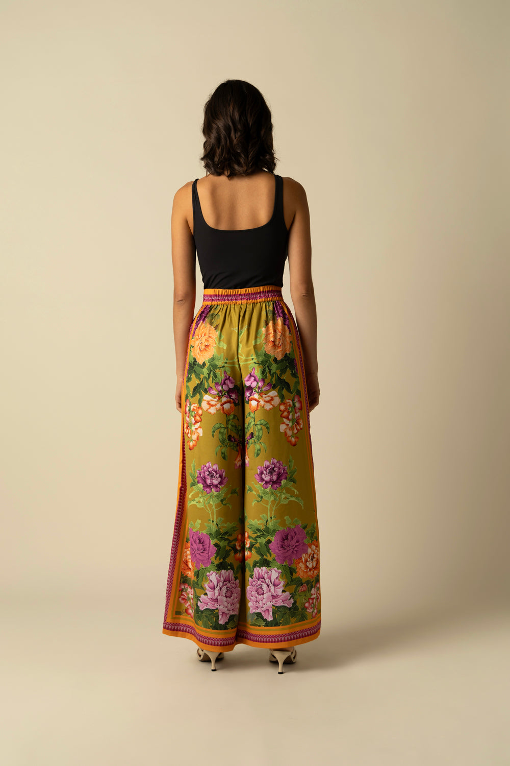 Alina Green Trousers - Auraya Fashion 