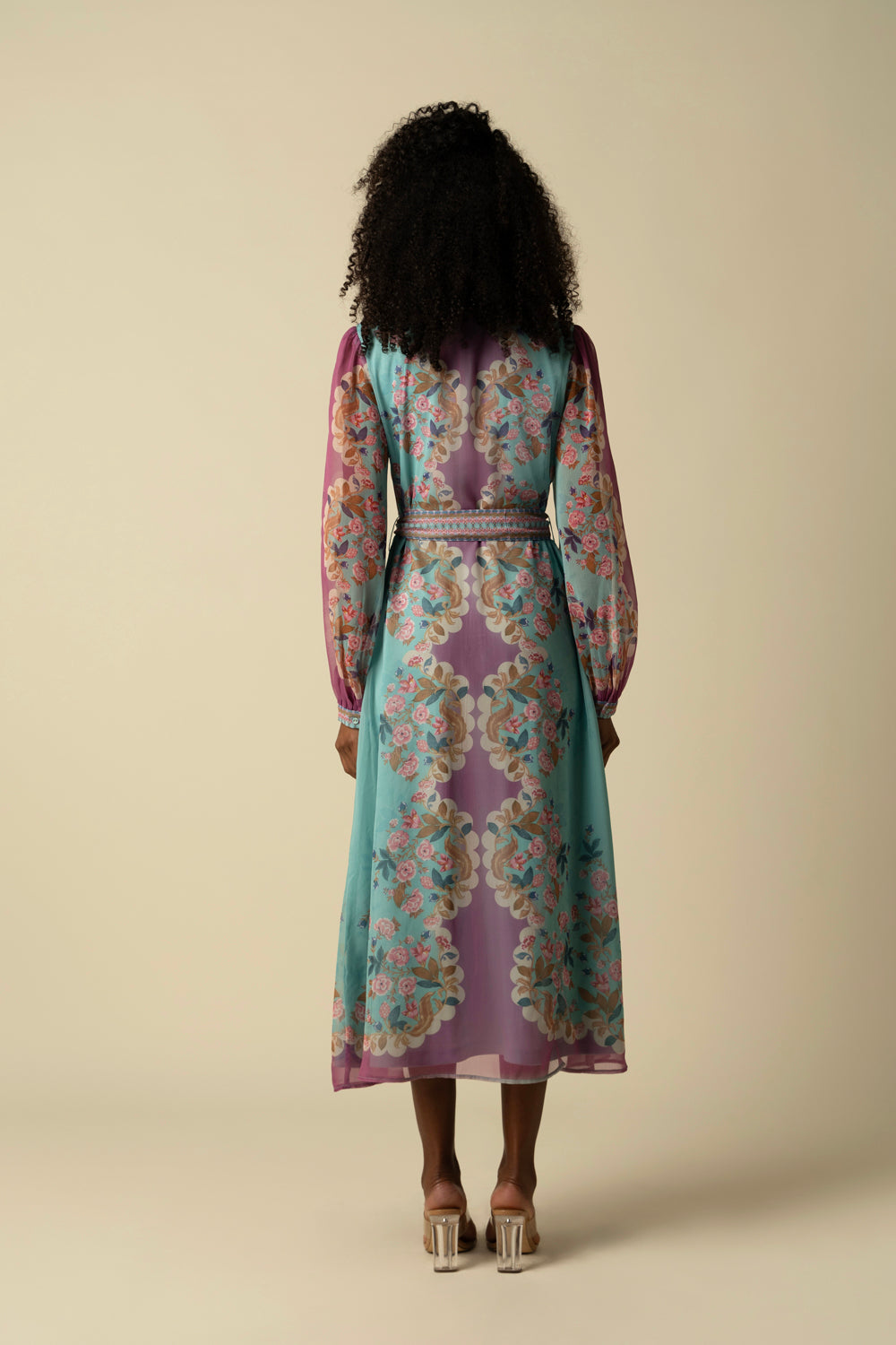 Evangeline Blue Dress - Auraya Fashion 