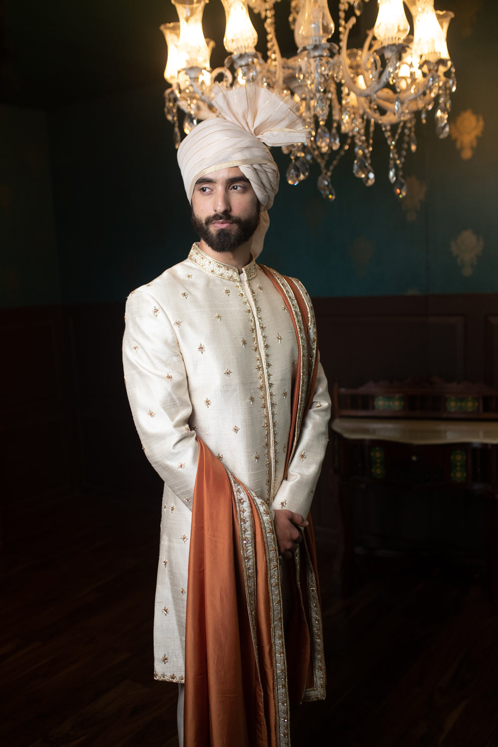 Desert Rouge Sherwani - Auraya Fashion -  - #tag1# - #tag2# - #tag3# - #tag3#