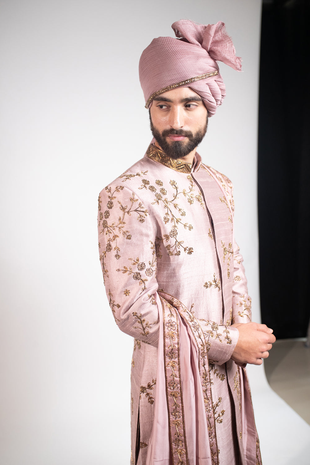 Deep Mirage Sherwani - Auraya Fashion -  - #tag1# - #tag2# - #tag3# - #tag3#