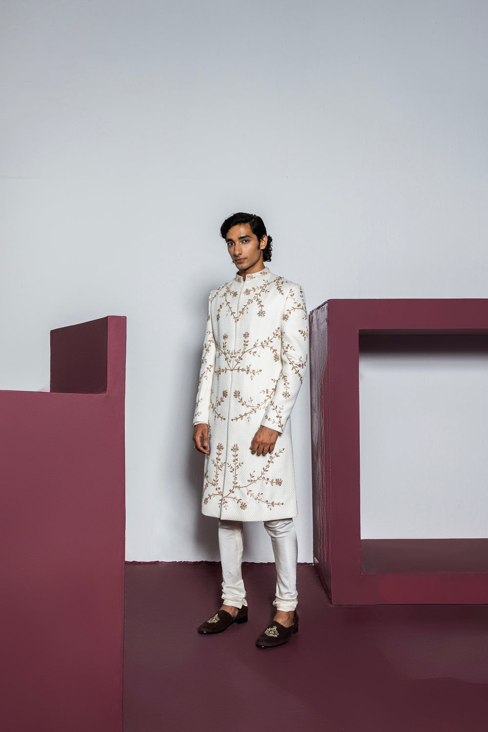 Royal Sherwani Set - Auraya Fashion - Contrast By Parth - #tag1# - #tag2# - #tag3# - #tag3#