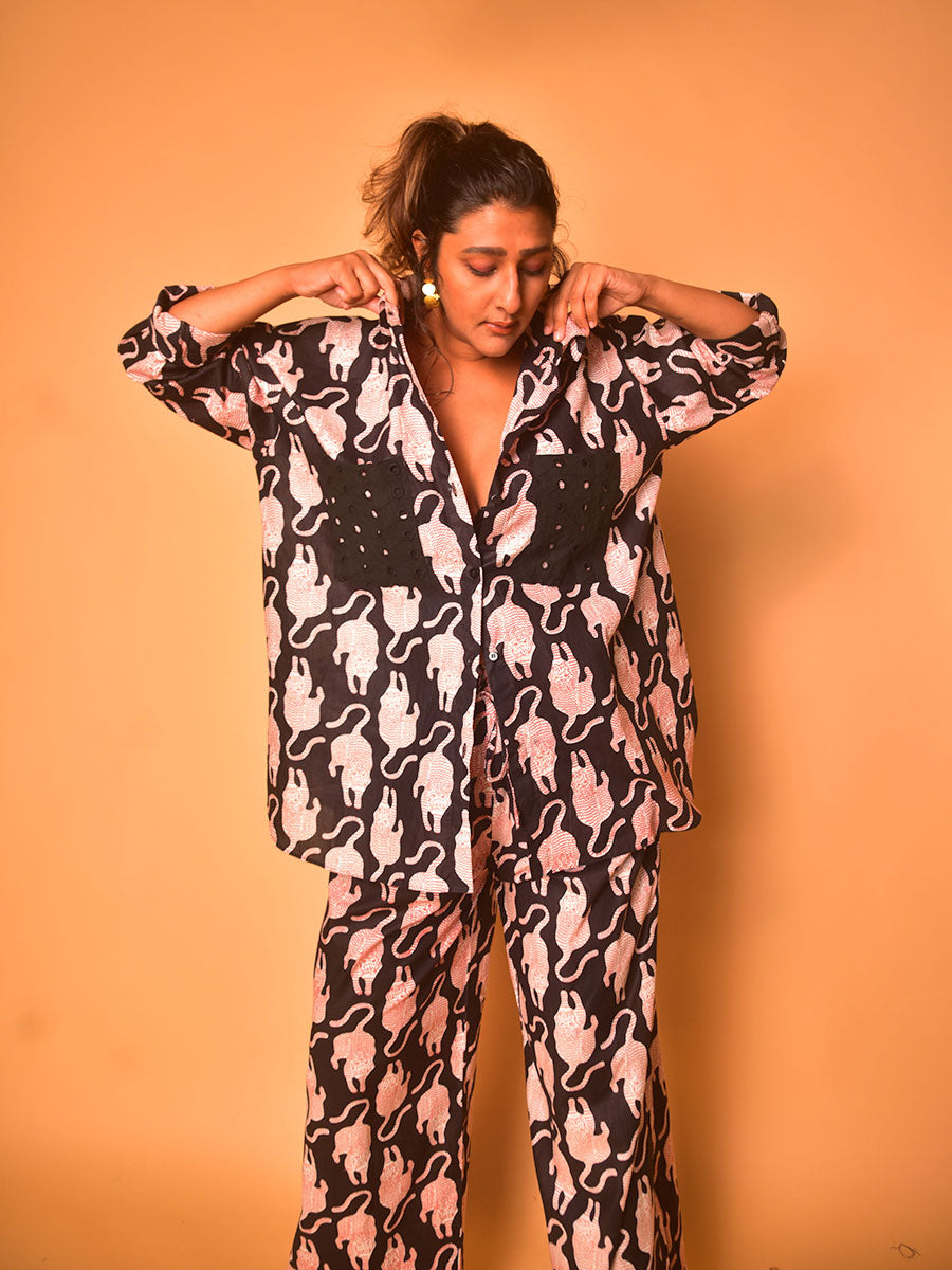 Image of Kat Shirt-Pants Co-ord Set