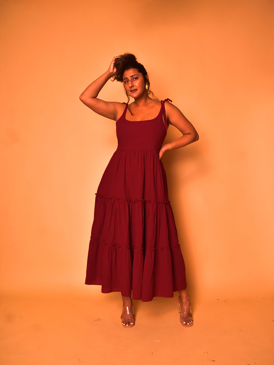 Image of Aziza Tie Dress