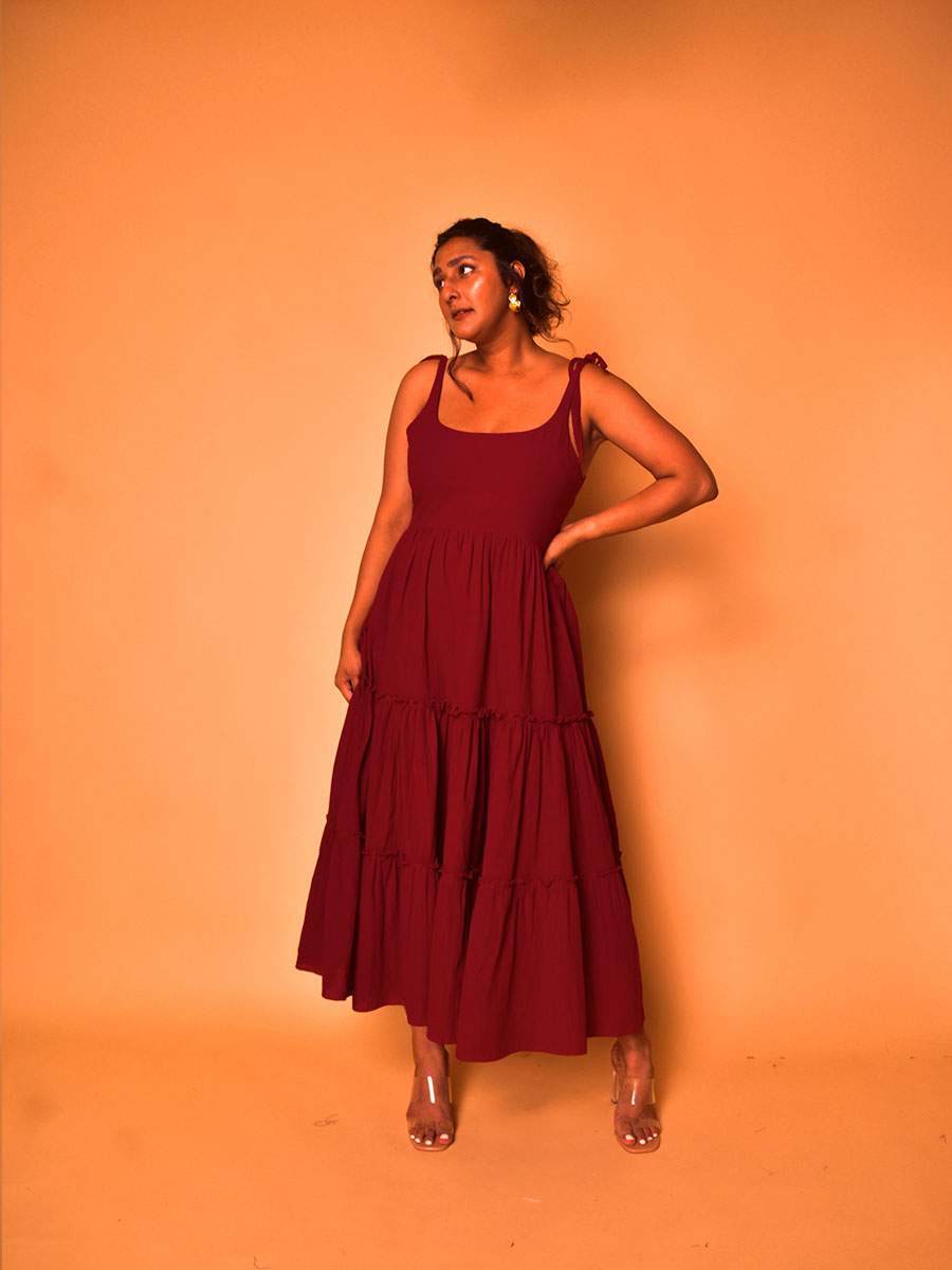 Image of Aziza Tie Dress