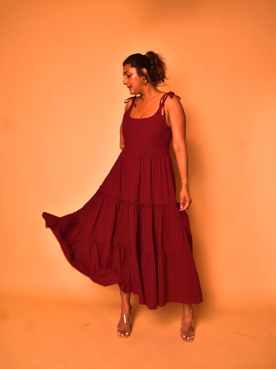 Image of Aziza Tie Dress