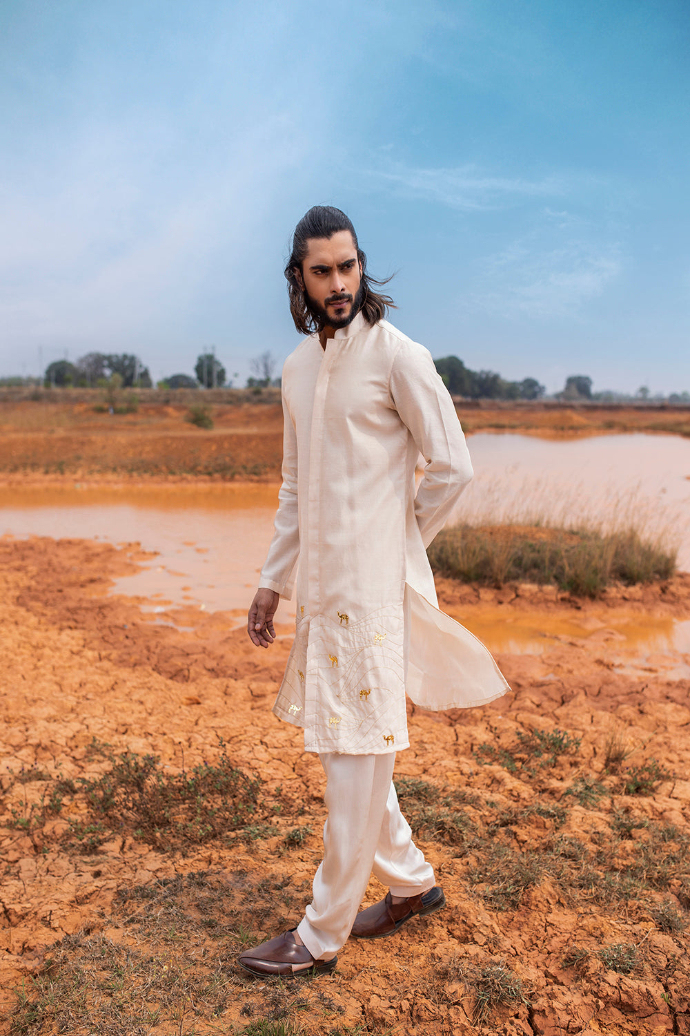 Soothing Sand Kurta Set