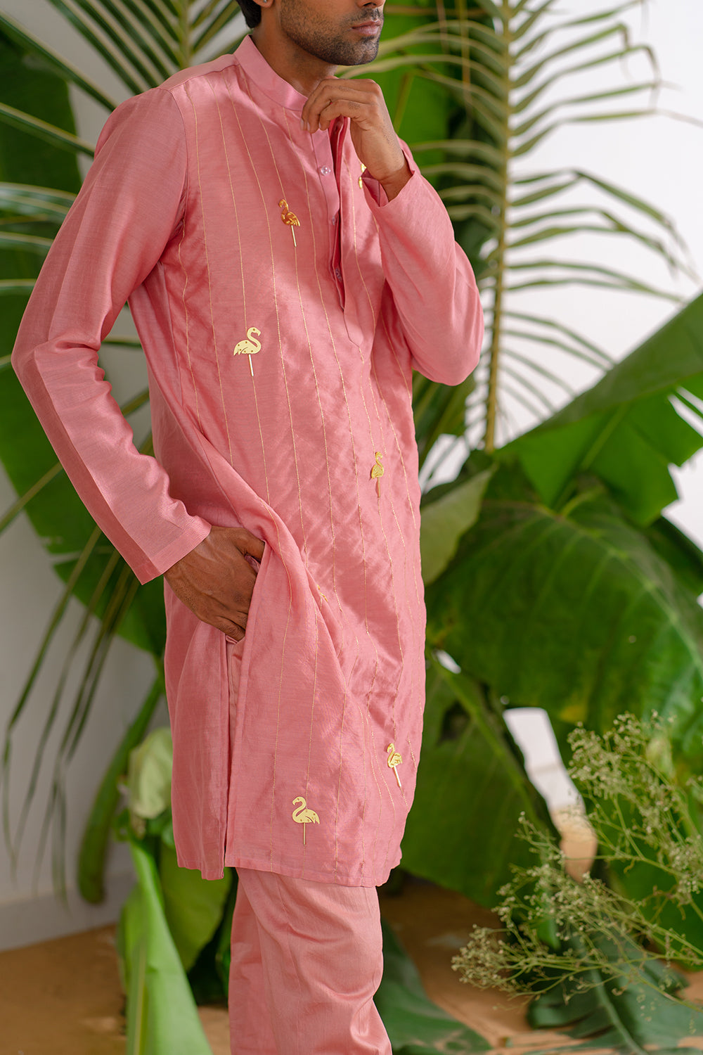 Flamingo Dusty Coral Kurta Set