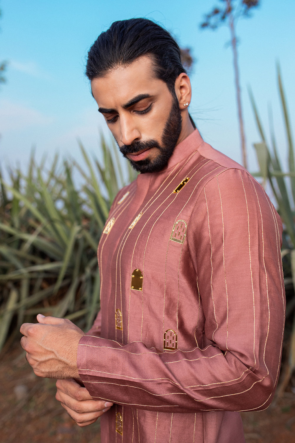 Majestic Mauve Short Kurta Set