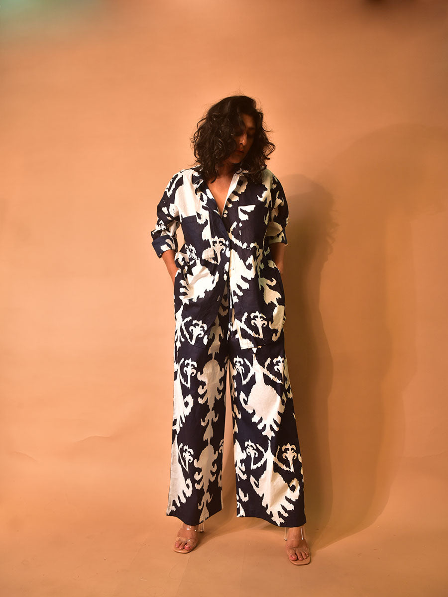 Image of Nala Shirt-Pants Co-Ord Set