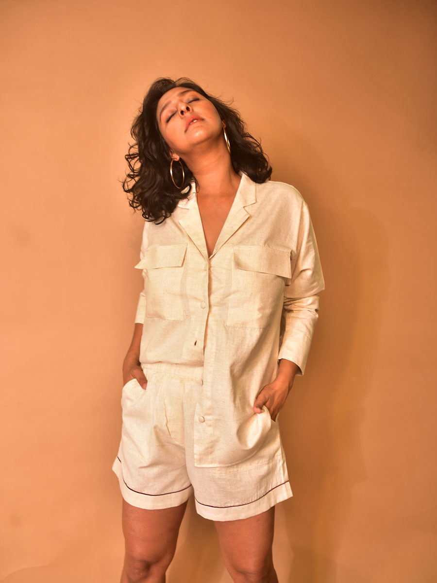 Image of Amara Shirt-Shorts Co-ord Set