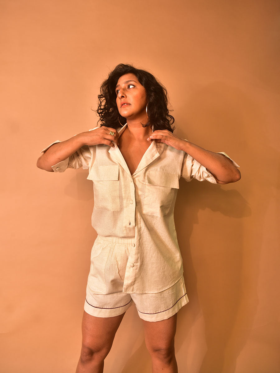 Image of Amara Shirt-Shorts Co-ord Set