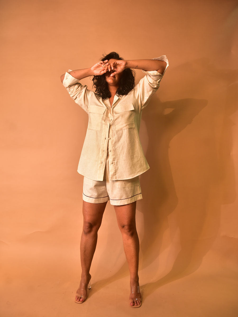 Image of Amara Shirt-Shorts Co-ord Set