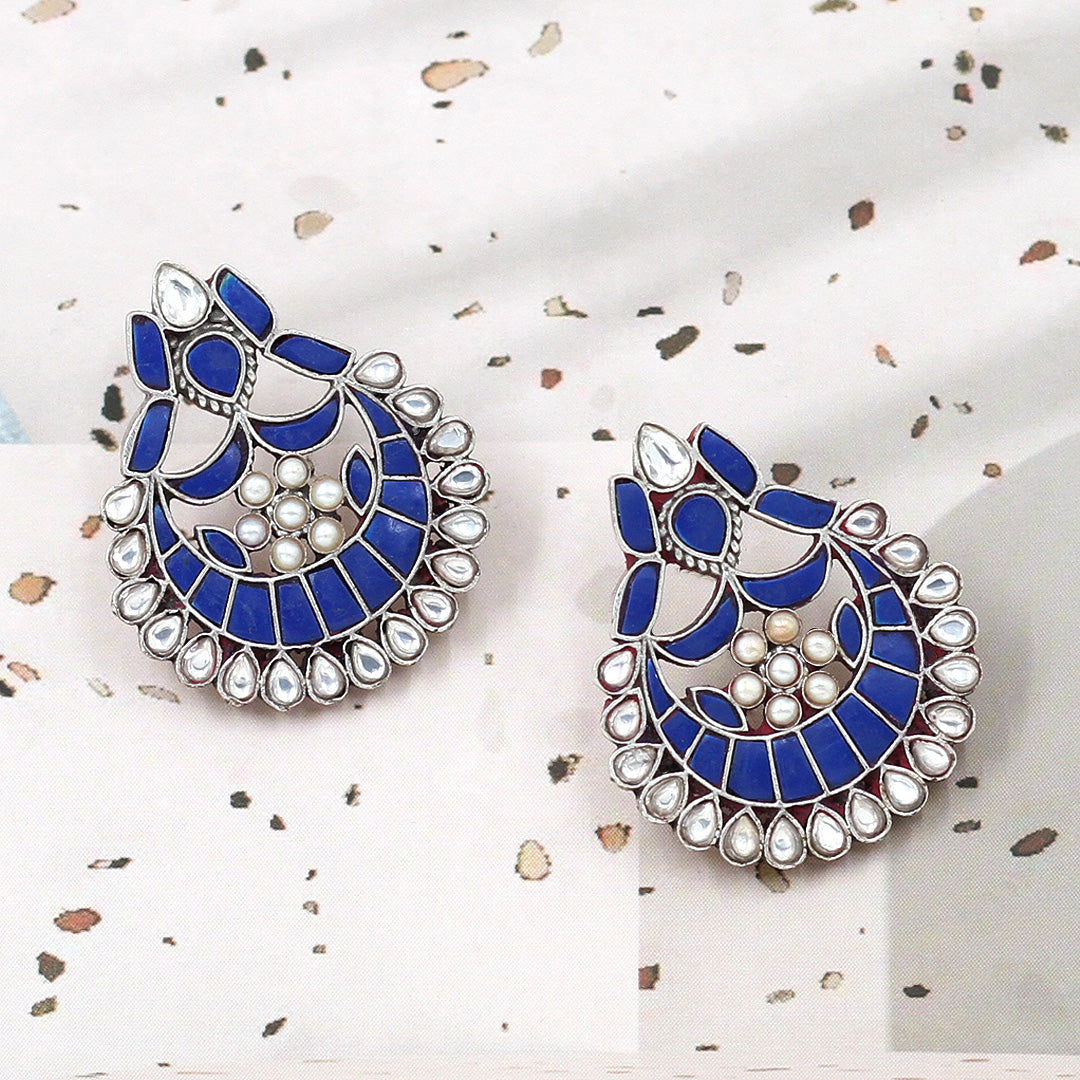 Radiant Craft: Sangeeta Boochra Silver Handcrafted Earrings