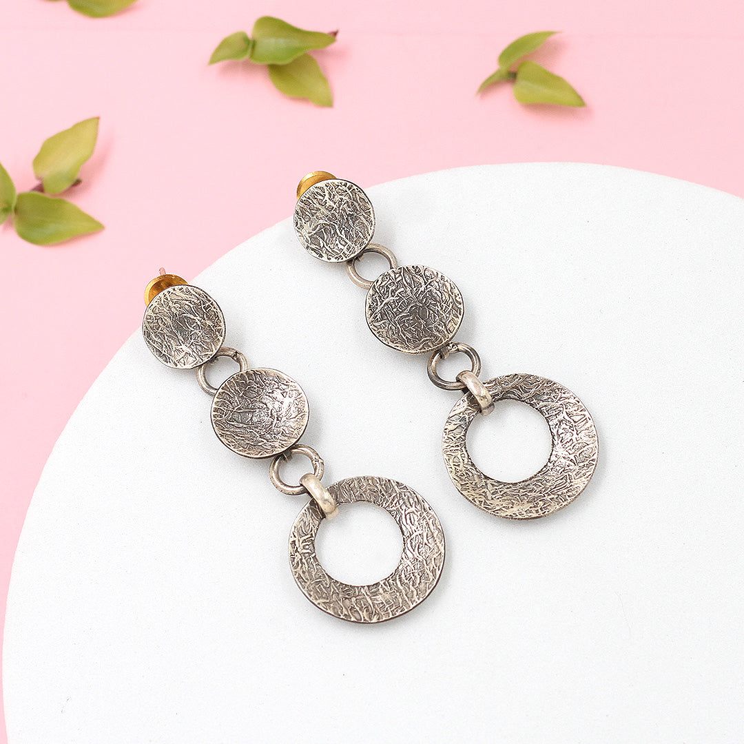 Classic Beauty: Sangeeta Boochra Silver Handcrafted Earrings