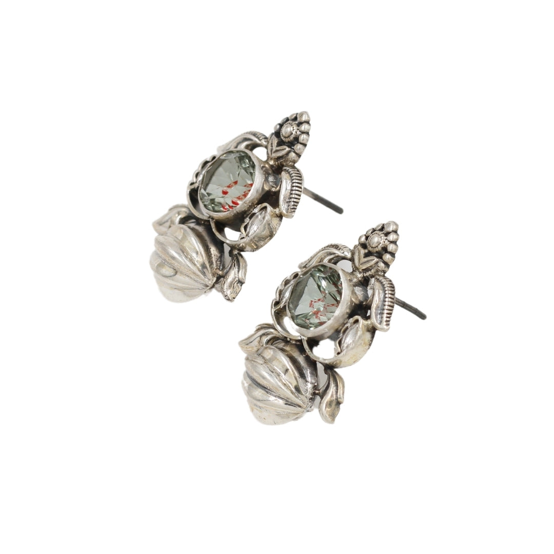 Refined Grace: Sophisticated Silver Handcrafted Earrings by Sangeeta Boochra