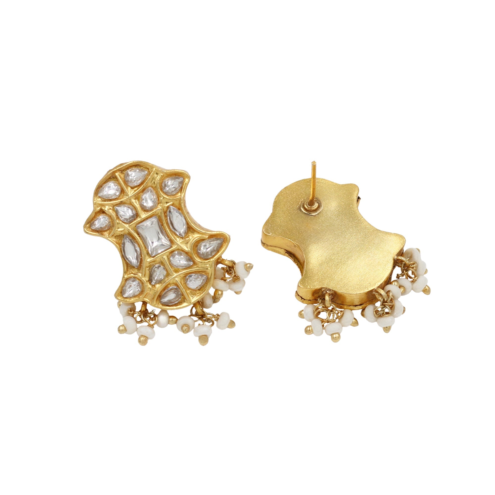 Royal Charm: Sangeeta Boochra Kundan-Studded Earrings