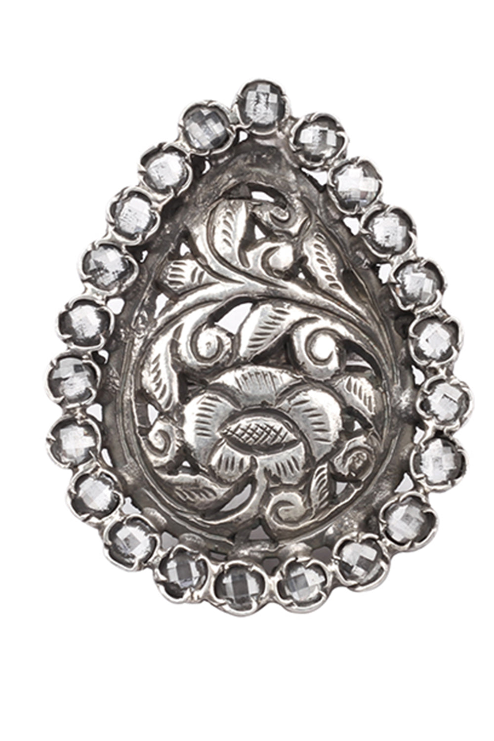 Silver Inaya Engraving Ring