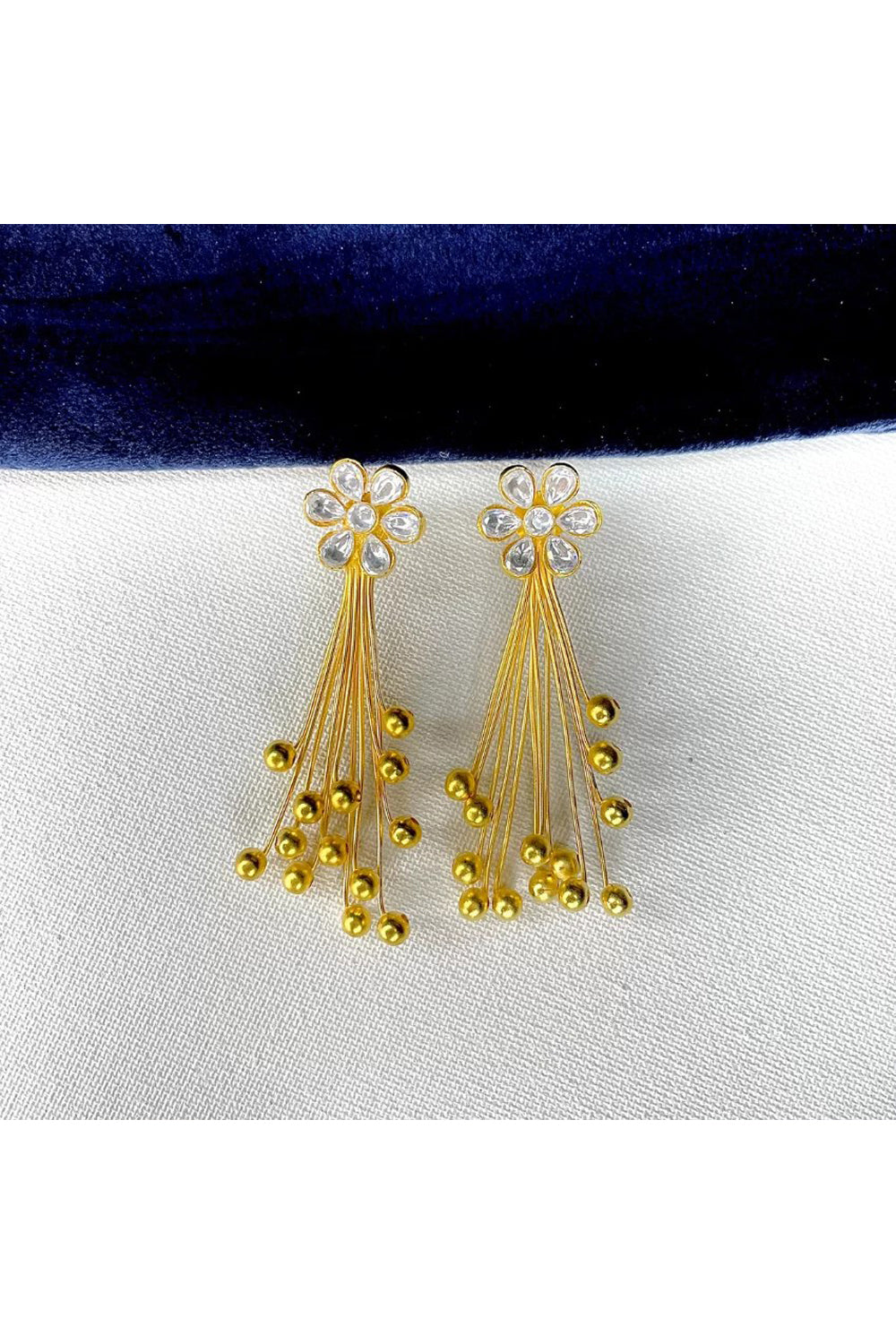 Gold Plated Floral Earrings - Auraya Fashion - Putstyle - #tag1# - #tag2# - #tag3# - #tag3#