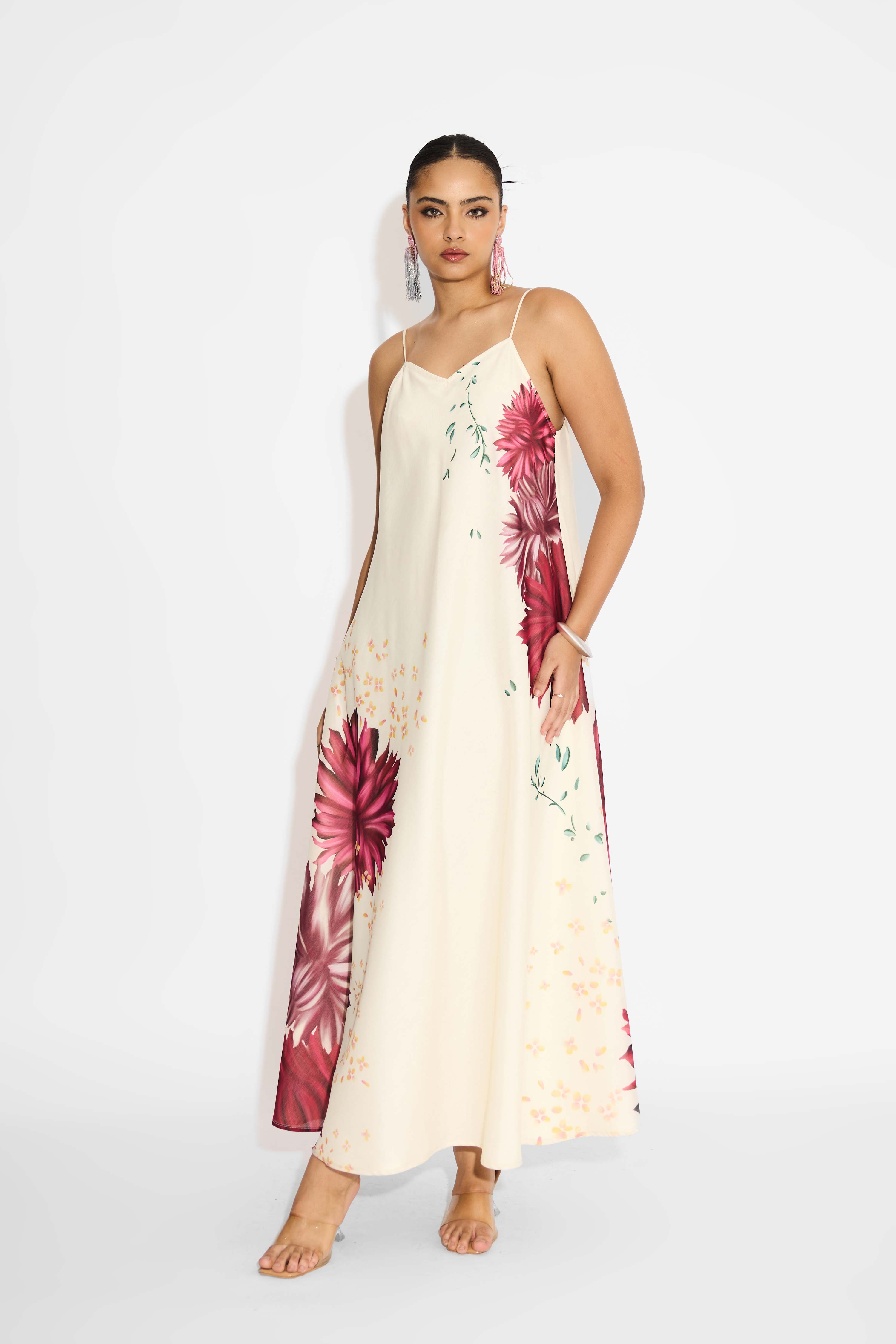 Ivory floral flare Set