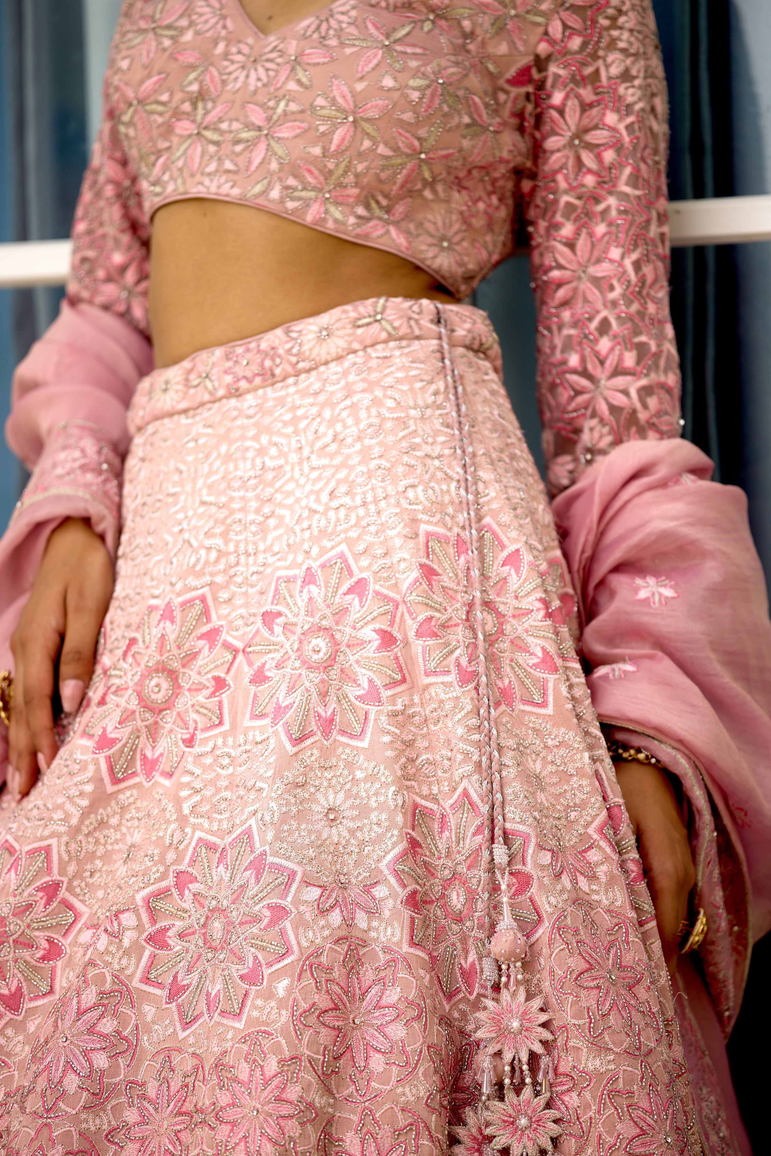 Blush Blossom Women wear Lehenga set