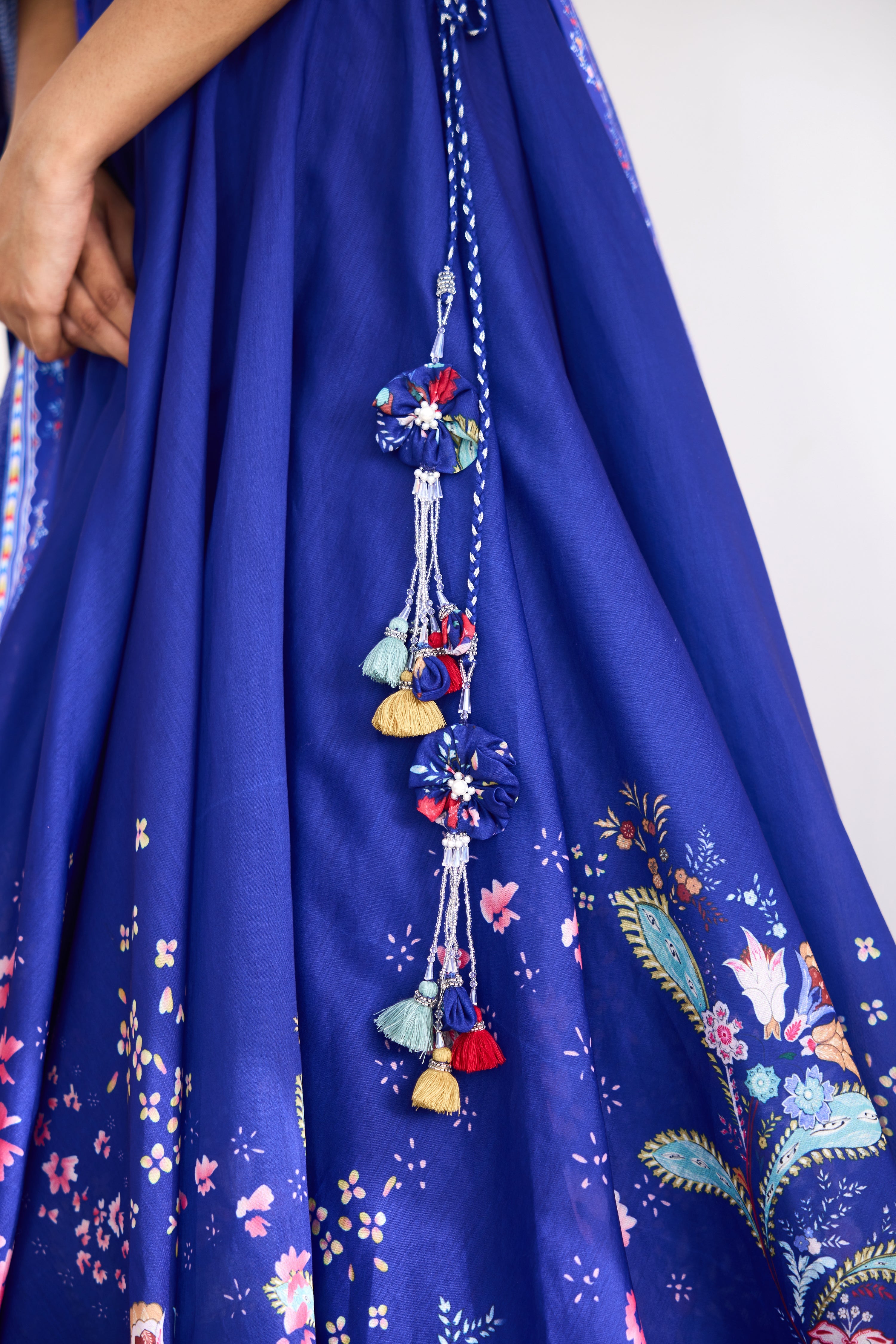 Peacock garden women wear Printed Lehenga set