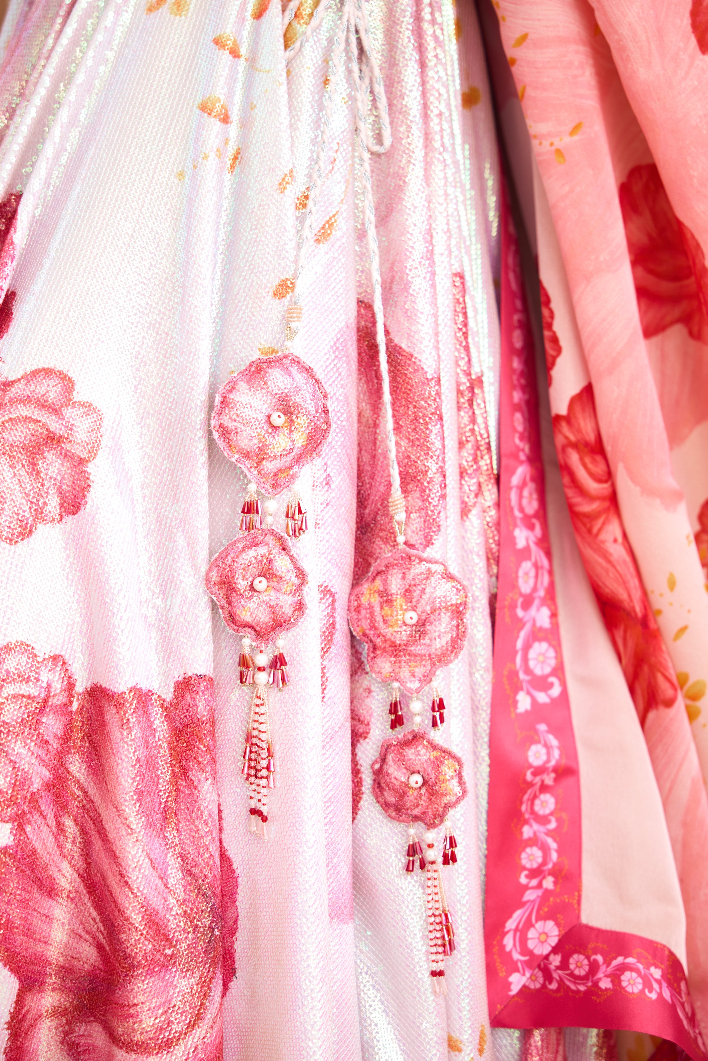 Blush Bloom Women wear Sequence Lehenga set