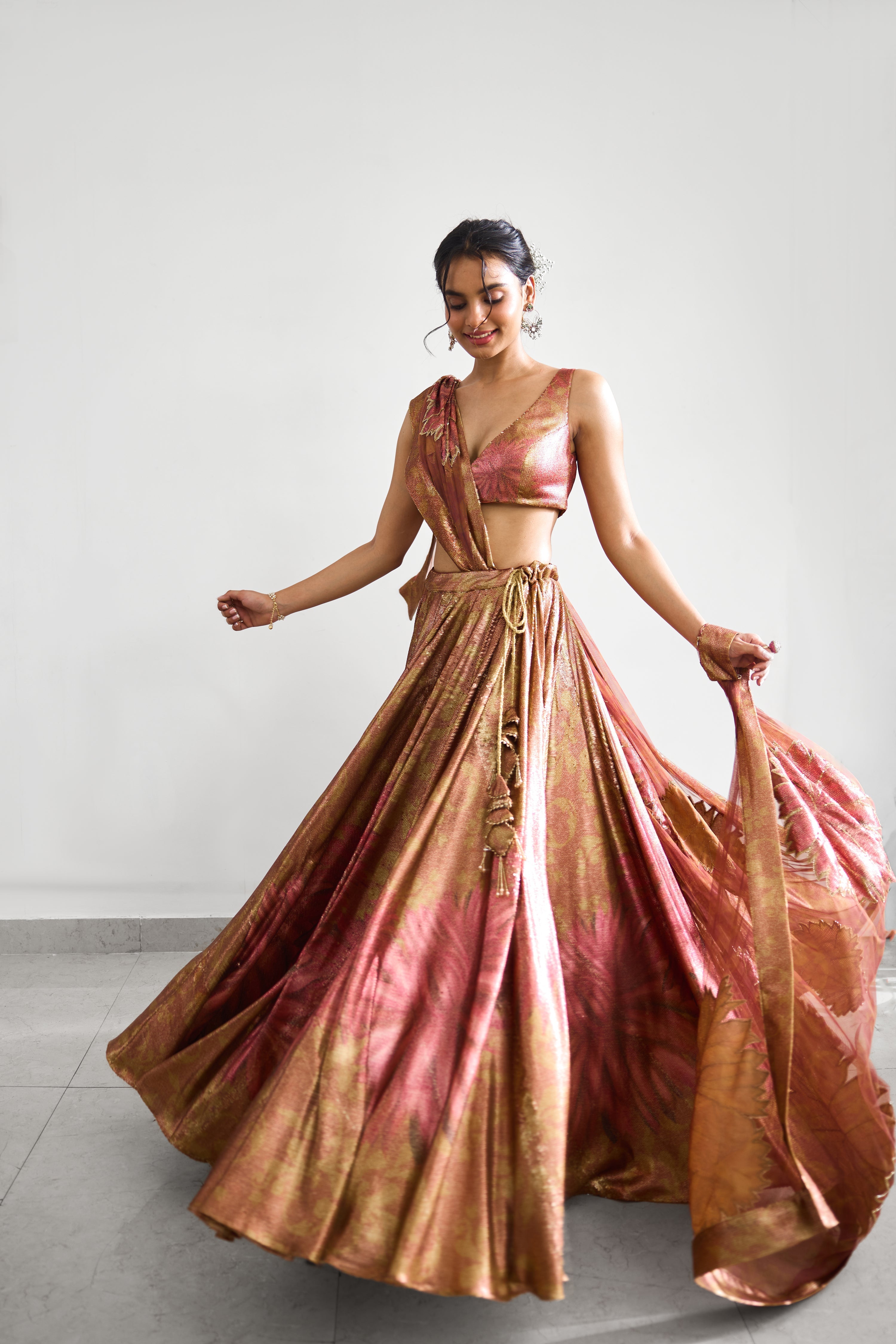 Carnival Sprinkle Women wear Sequence Lehenga set