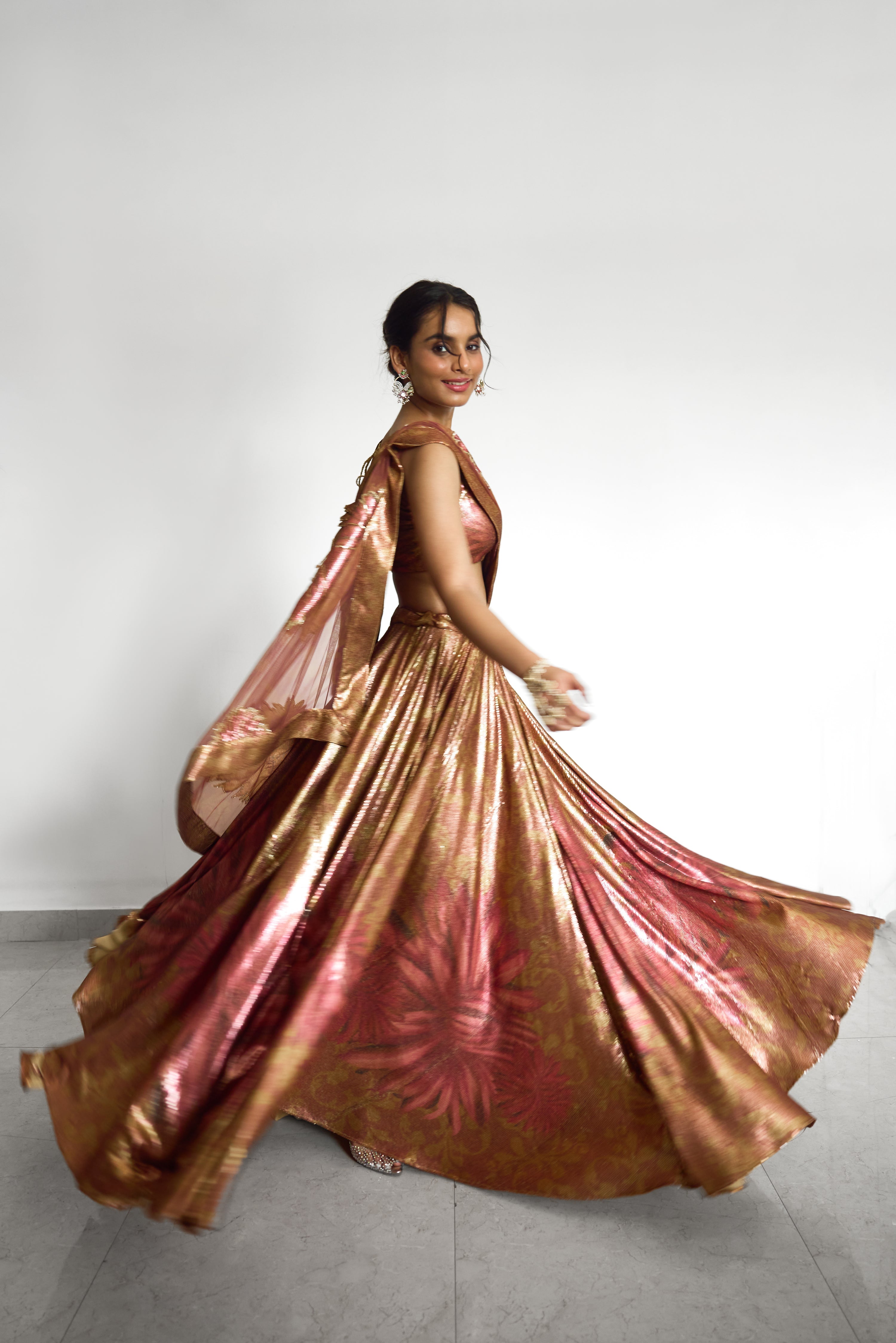 Carnival Sprinkle Women wear Sequence Lehenga set