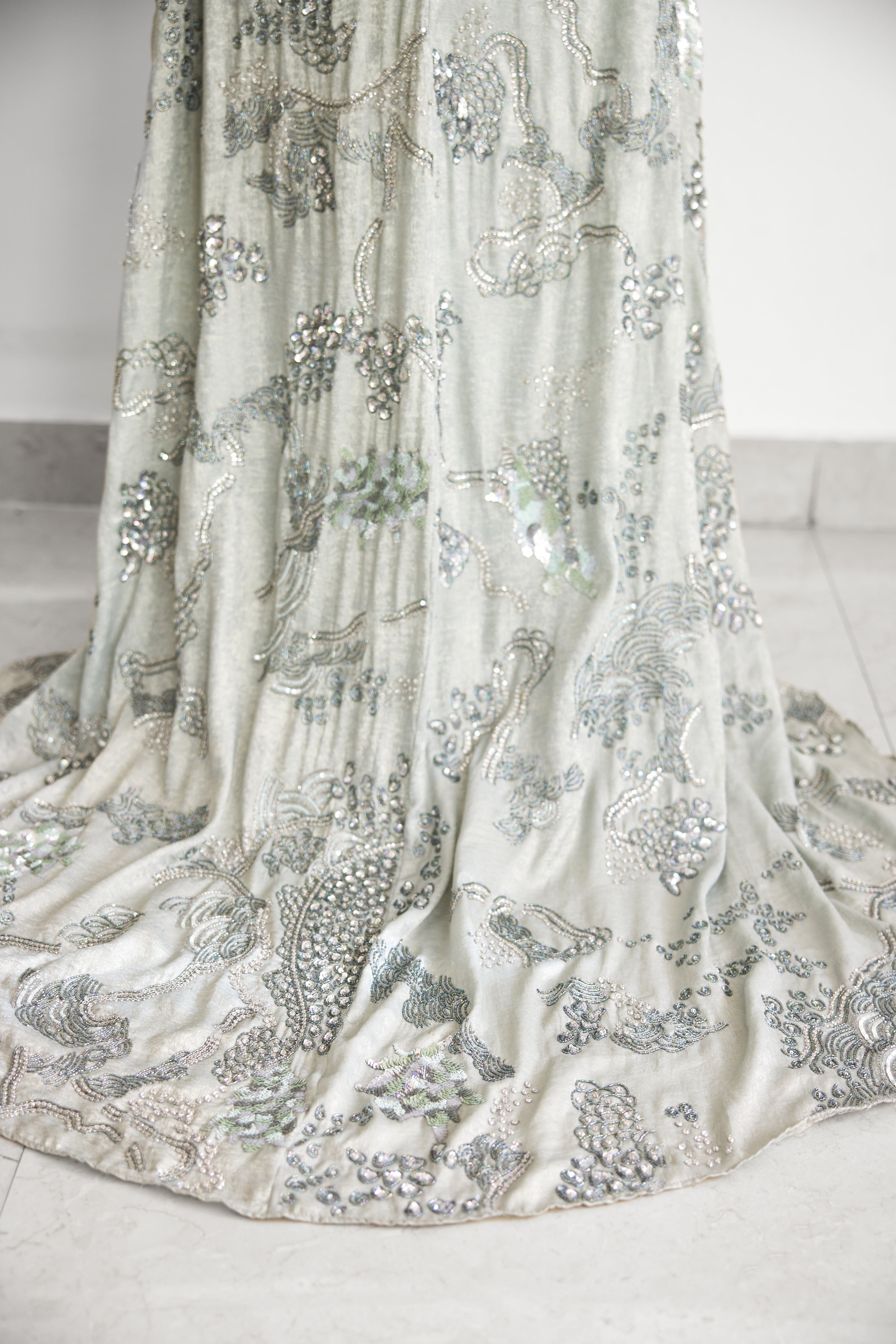 Sea Breeze Women wear Embellished Floor Length gown