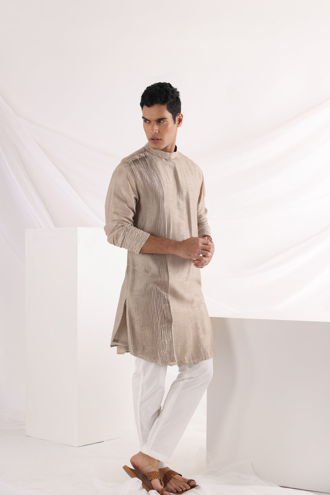 Eldoris pleated kurta set