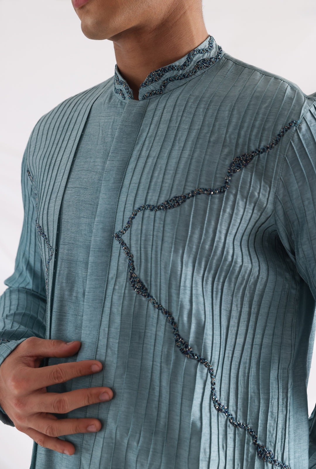 Poseidon blue kurta
